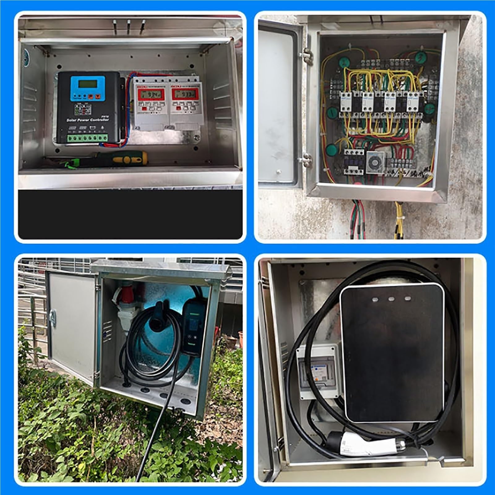 Zewnętrzna skrzynka przyłączeniowa obudowy elektrycznej, odporna na warunki atmosferyczne stalowa szafka do urządzeń ochrony obwodów