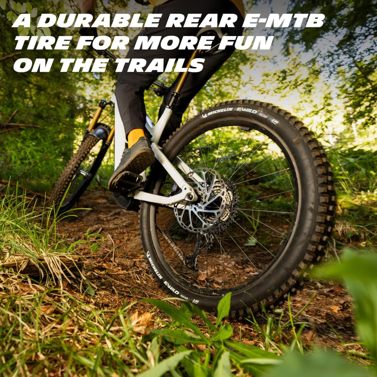 Michelin Wild Enduro Front Bicycle Tyre (29' | 29x2.40 61-622 | Black | Gum-X | Foldable)