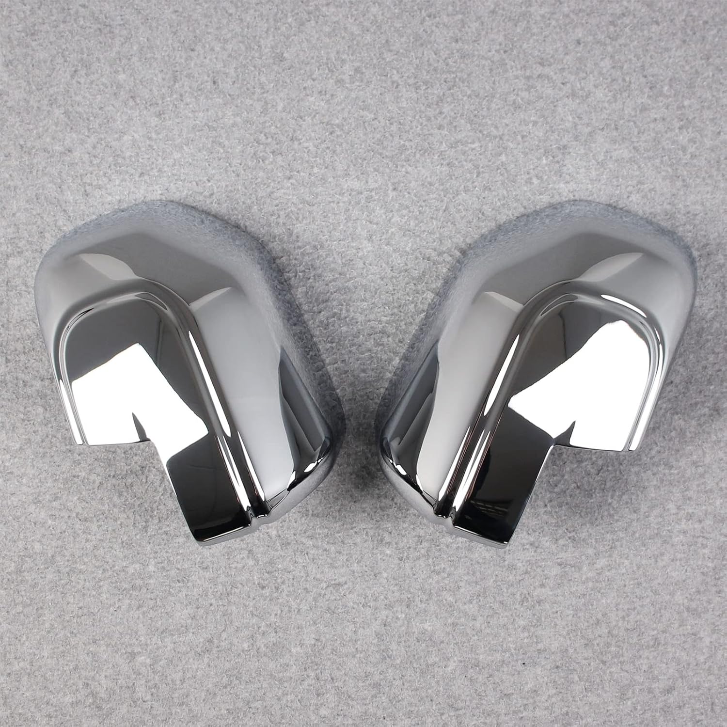 Beautost Fit for Ford 2021 2022 2023 2024 2025 Bronco Sport Rear View Mirror Side Molding Guard Cover Trims Chrome ABS