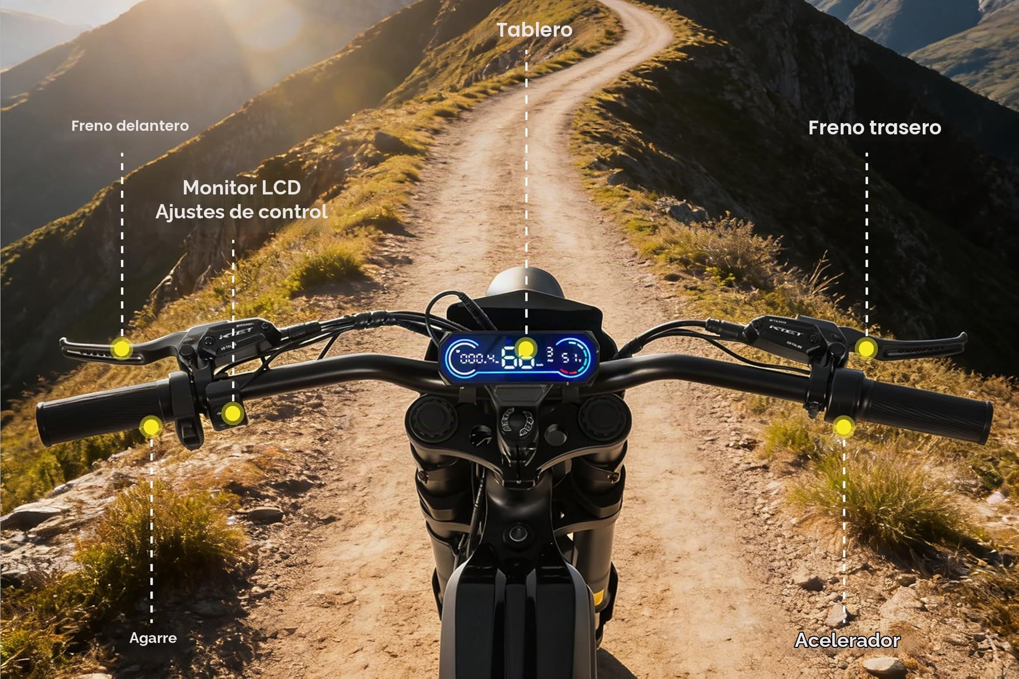 V9 Ultra Bicicleta electrica montaña con batería 48V y 60km, Vehículo eléctrico Off Road con Ruedas de 17" y Cuadro de Aluminio, Bici Eléctrica con 80Nm y Doble suspensión