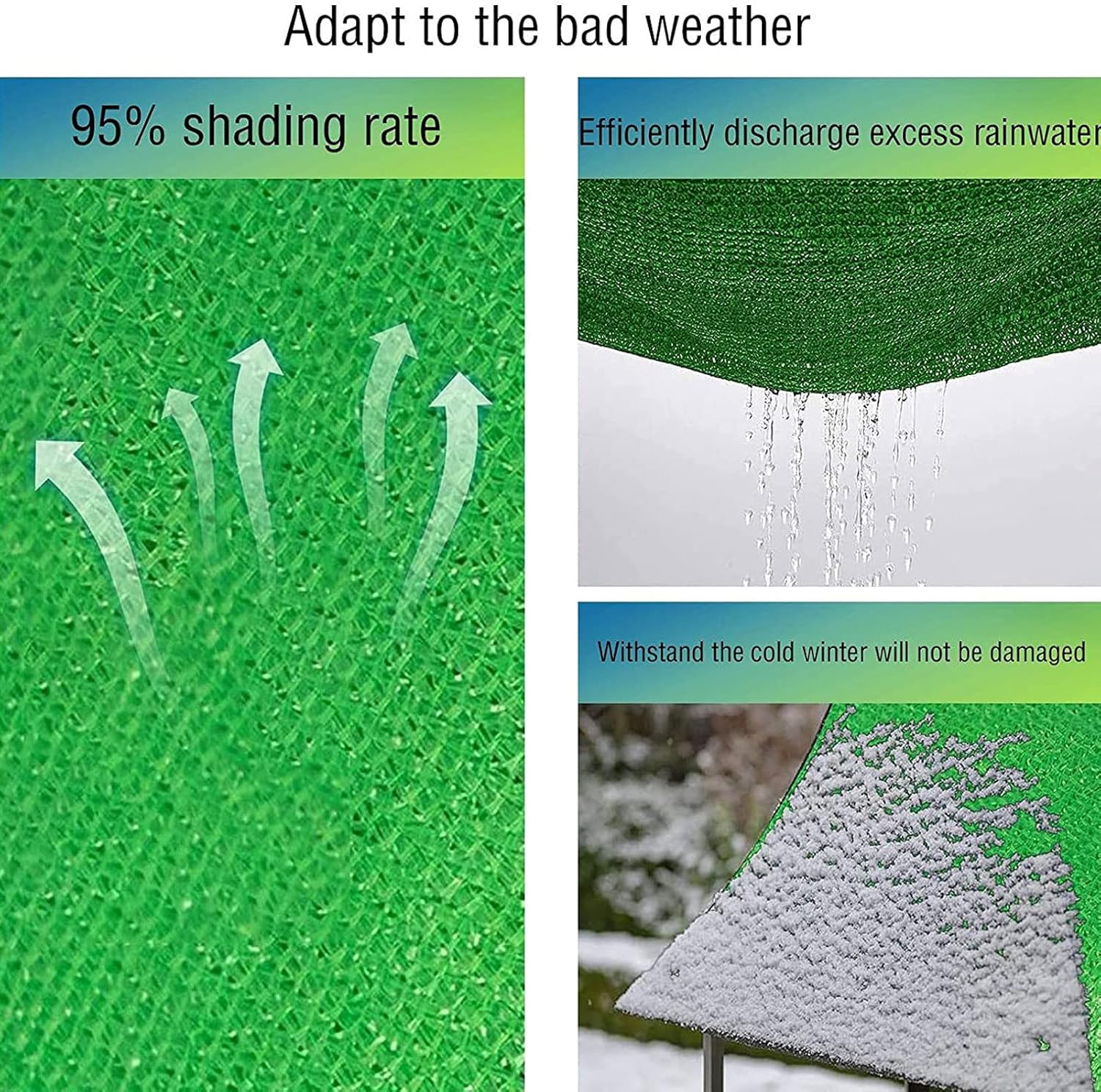 HUHJYUGE Sunblock Shade Cloth for Plants 16x23ft, Garden Shade Mesh, Shade Netting for Patio, Shade Net with Grommets, Shade Mesh Net Sturdy Durable for Greenhouse Tear-Resistant