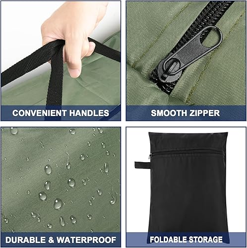 Miniatura 3 de Cosmos Bolsa de almacenamiento para árbol de Navidad, impermeable, contenedor de almacenamiento para árbol artificial de Navidad, bolsa de polvo con