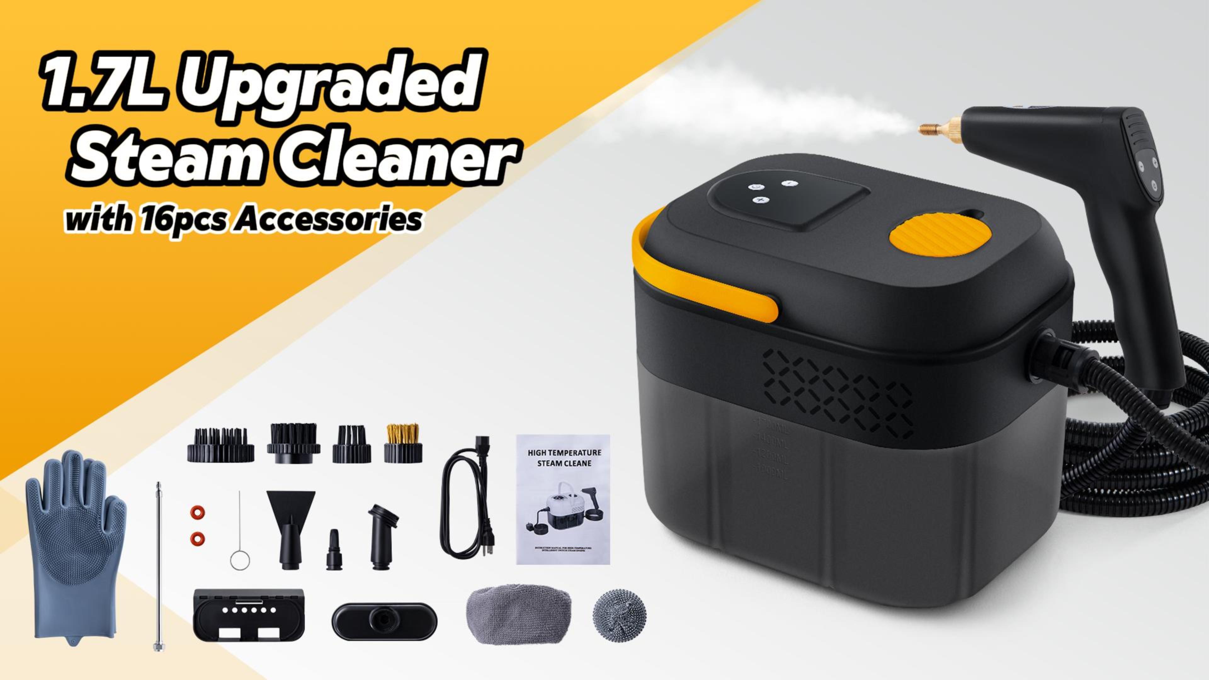 Amazon.com - Lamberia Steam Cleaner with 16pcs Accessories, 2500W