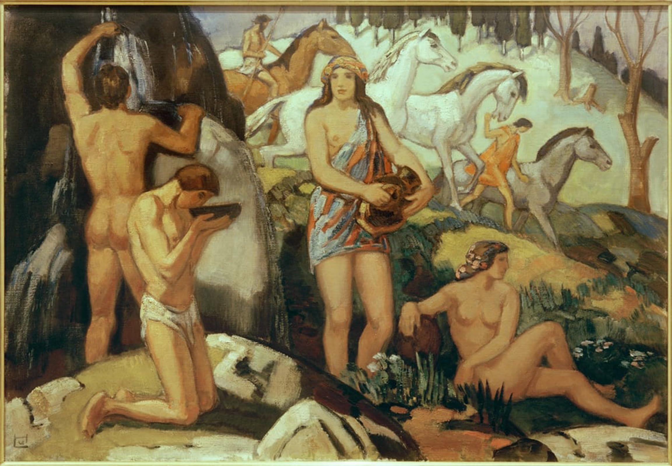 Peinture décorative A la Source de Hofmann, toile de prestige - 5