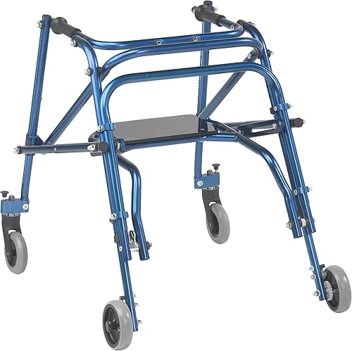Miniatura 5 de Inspirado en Drive Nimbo 2G Caminador Posterior ligero con asiento, azul caballero mediano