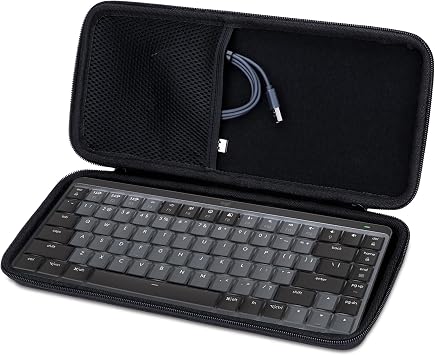 Lebakort Hard Case Compatible with Logitech MX Mechanical Mini Illuminated Keyboard