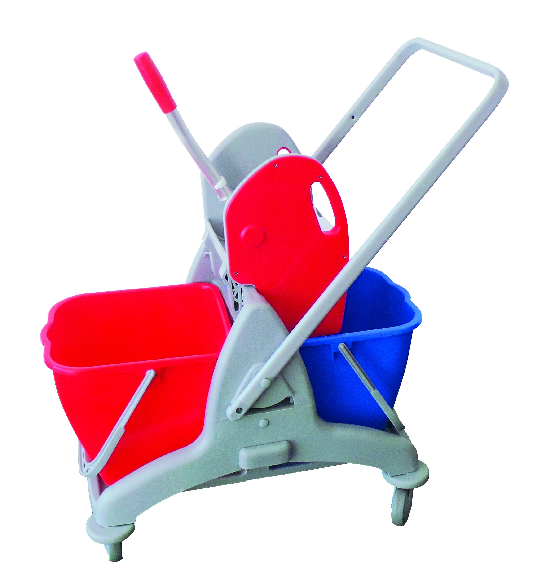 Semy – Carrello doppio secchio, 2 x 15 L secchi con plastica Squeezer – 1 item
