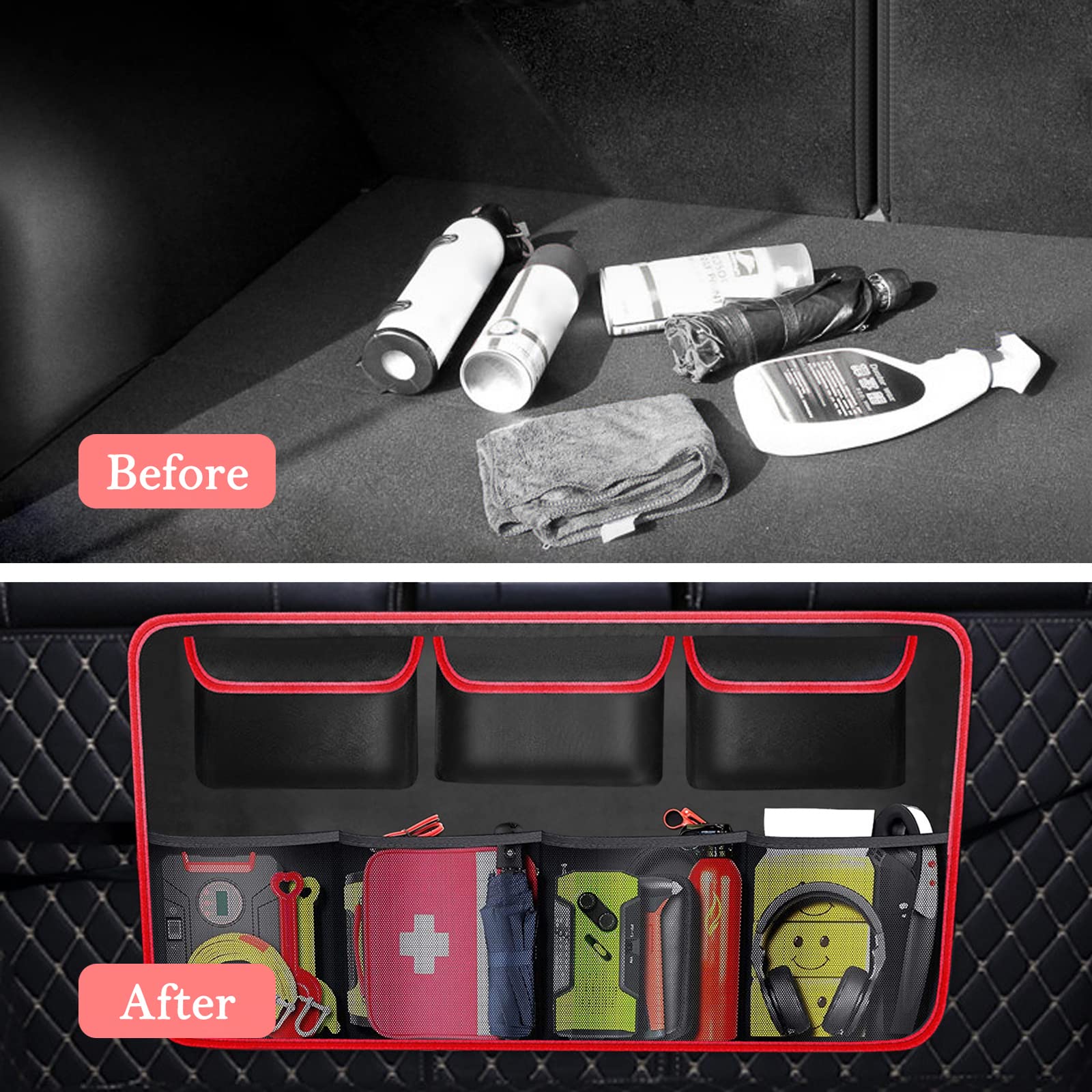 Hifrom Organisateur De Coffre De Voiture, Organisateur