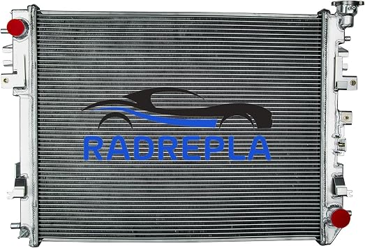 CU13129 1 Row Aluminum Radiator for 2009-2020 Dodge Ram 1500 2500 3500 4000 5.7L 6.4L 3.6L 3.7L 4.7L Radiador Crossflow Radiators 2010 2011 2012 2013 2014 2015 2016 2017 2018 2019