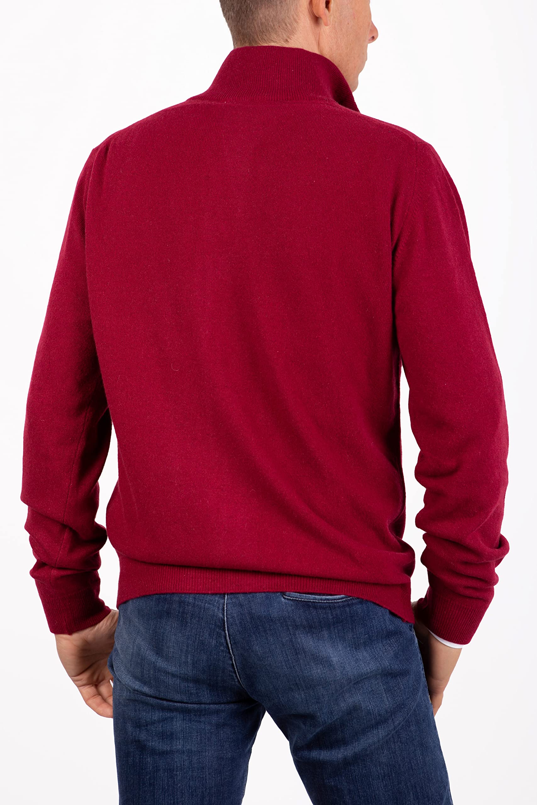 Giacca Uomo Misto Cashmere Cardigan Bottoni Made in Italy Maglione Seta Pullover Manica Lunga Lana Merino Cachemire Maglioncino Beige Blu Grigio Maglia Regalo Abbigliamento Inverno