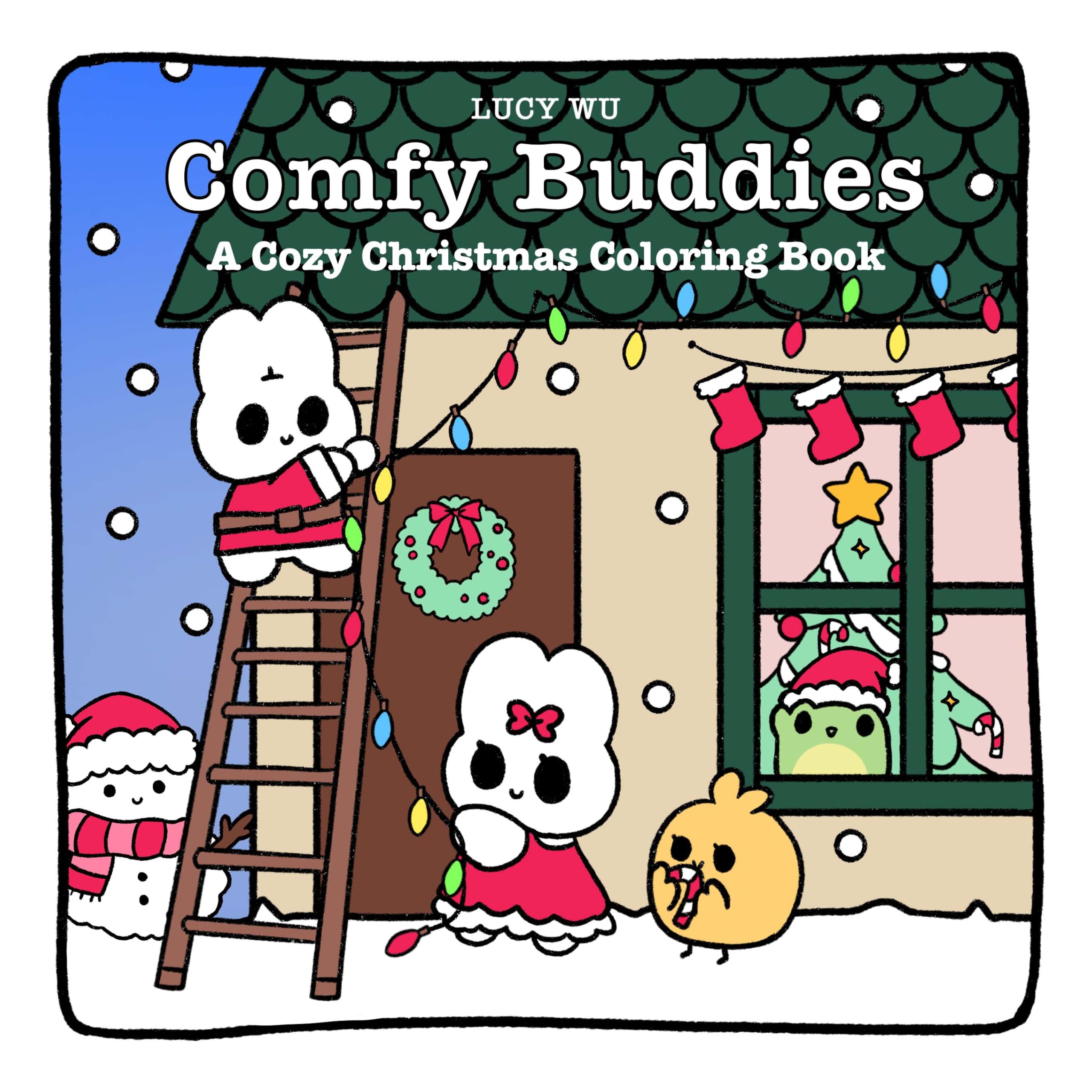 Comfy Buddies: A Cozy Christmas Coloring Book