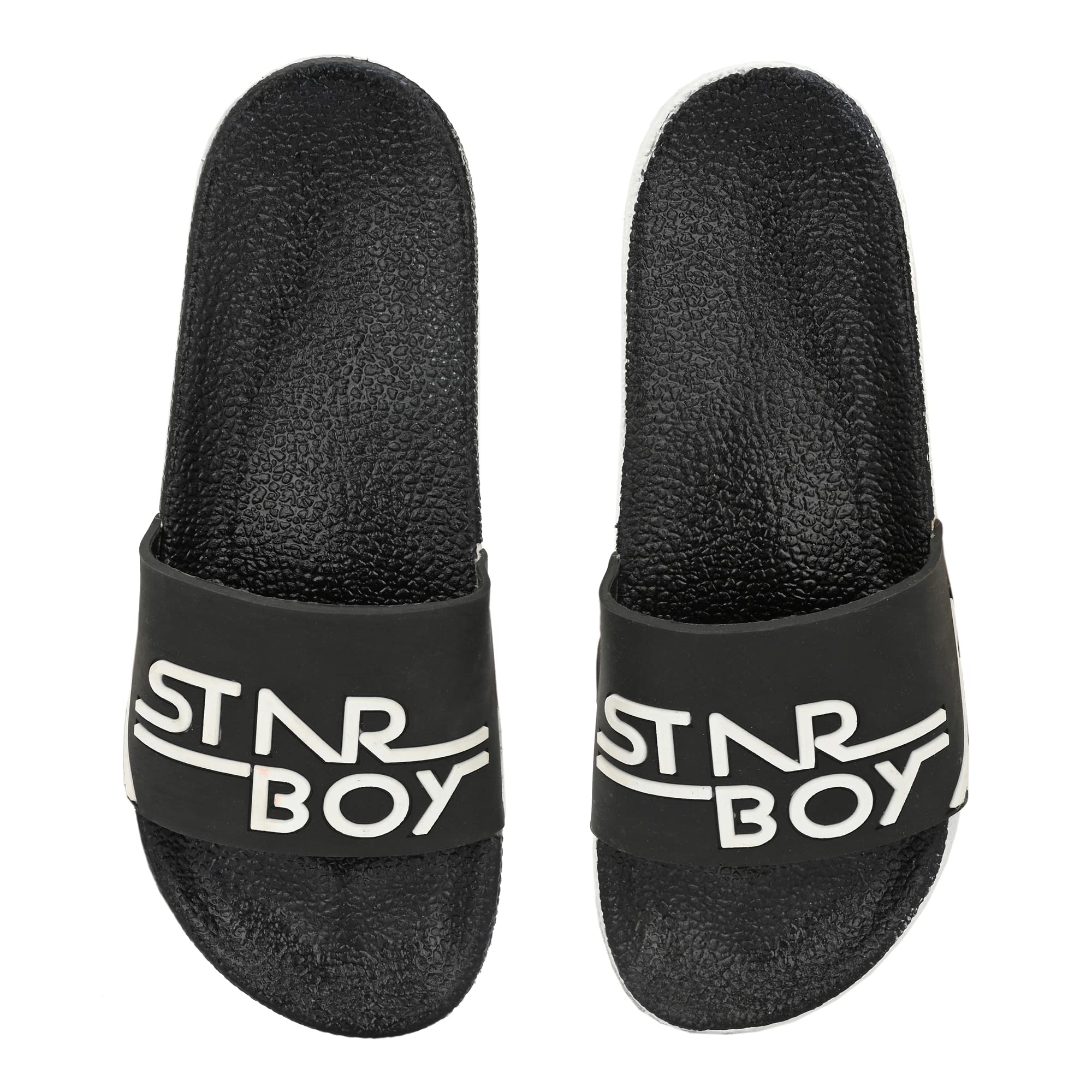 Shoe Island ® Killer-X ™ Star Boy Black NEW Light Casual Flip Flops Stylish Chappal For Boys Slippers Walking Slides For Men, Size 10 UK/India (B09YHQZW34) Amazon Price History, Amazon Price Tracker