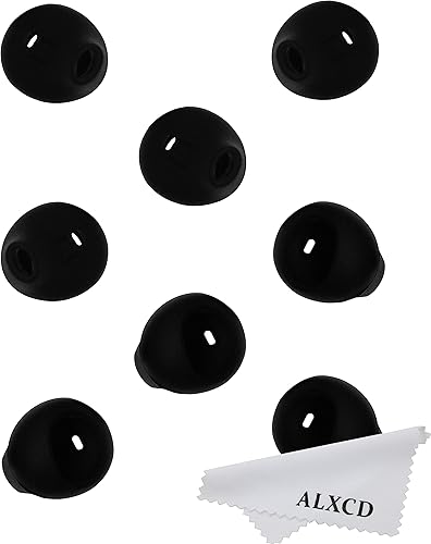 Vista 6 de ALXCD 2 pares de almohadillas para audífonos para Galaxy, hechas de silicona blanca para auriculares Samsung Galaxy S6edge/ S7/ S7edge G9200 G9250