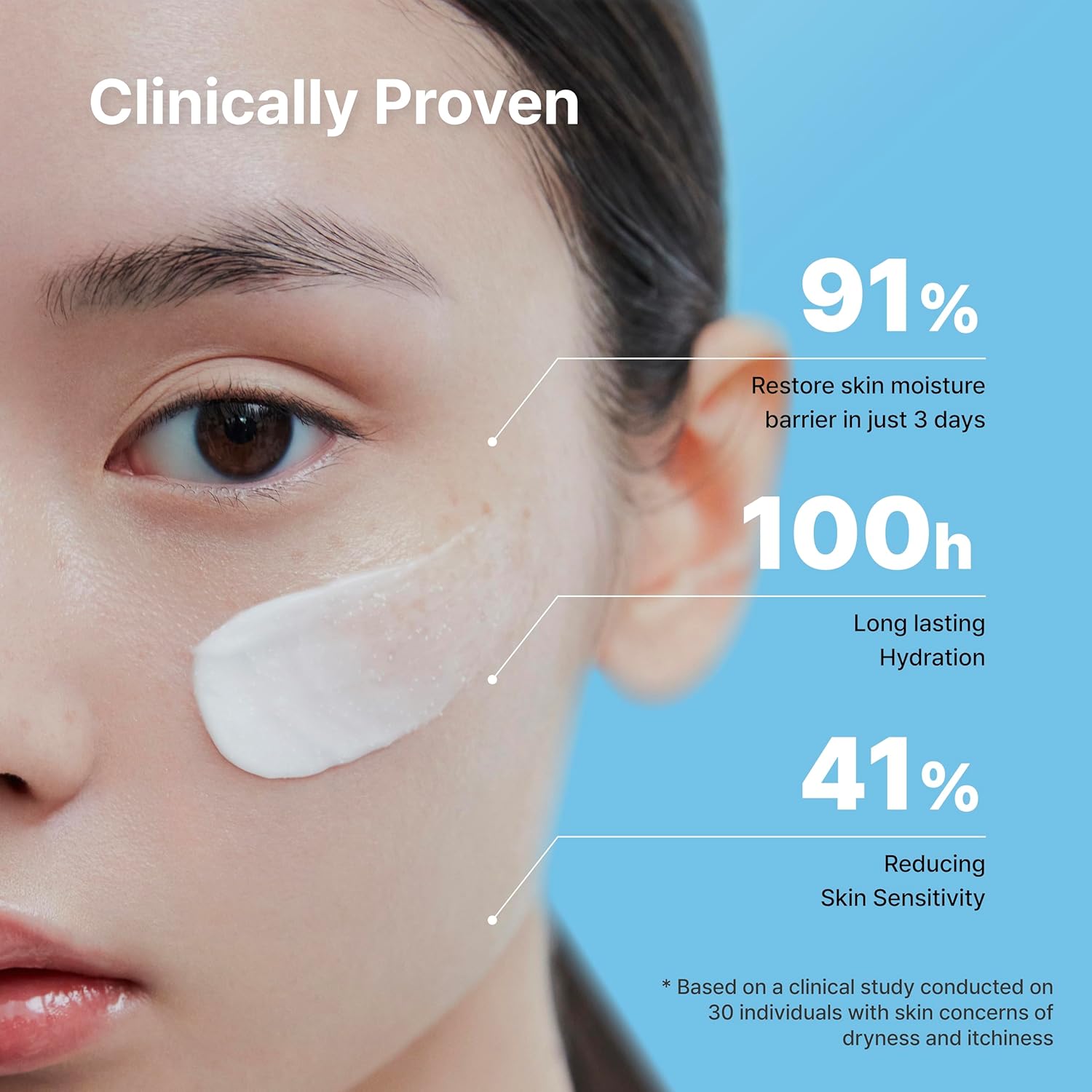 Illiyoon Ceramide Ato Concentrate Cream | Moisturizer for Dry & Sensitive Skin, 100hr Lasting Hydration, For Face & Body, Gentle for Infants, Moisture Barrier Repair, Vegan Certified, 2.53 fl.oz. - Image 3