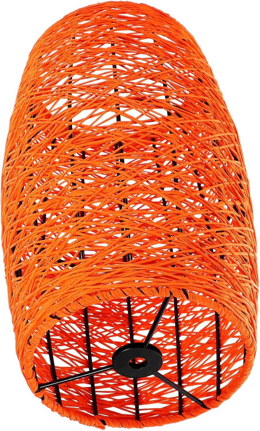 Rustic Rattan Woven Lamp Shade Hanging Light Cover for Home Elegant Design for Bedroom Shop Wedding and Parties and Stylish Lighting