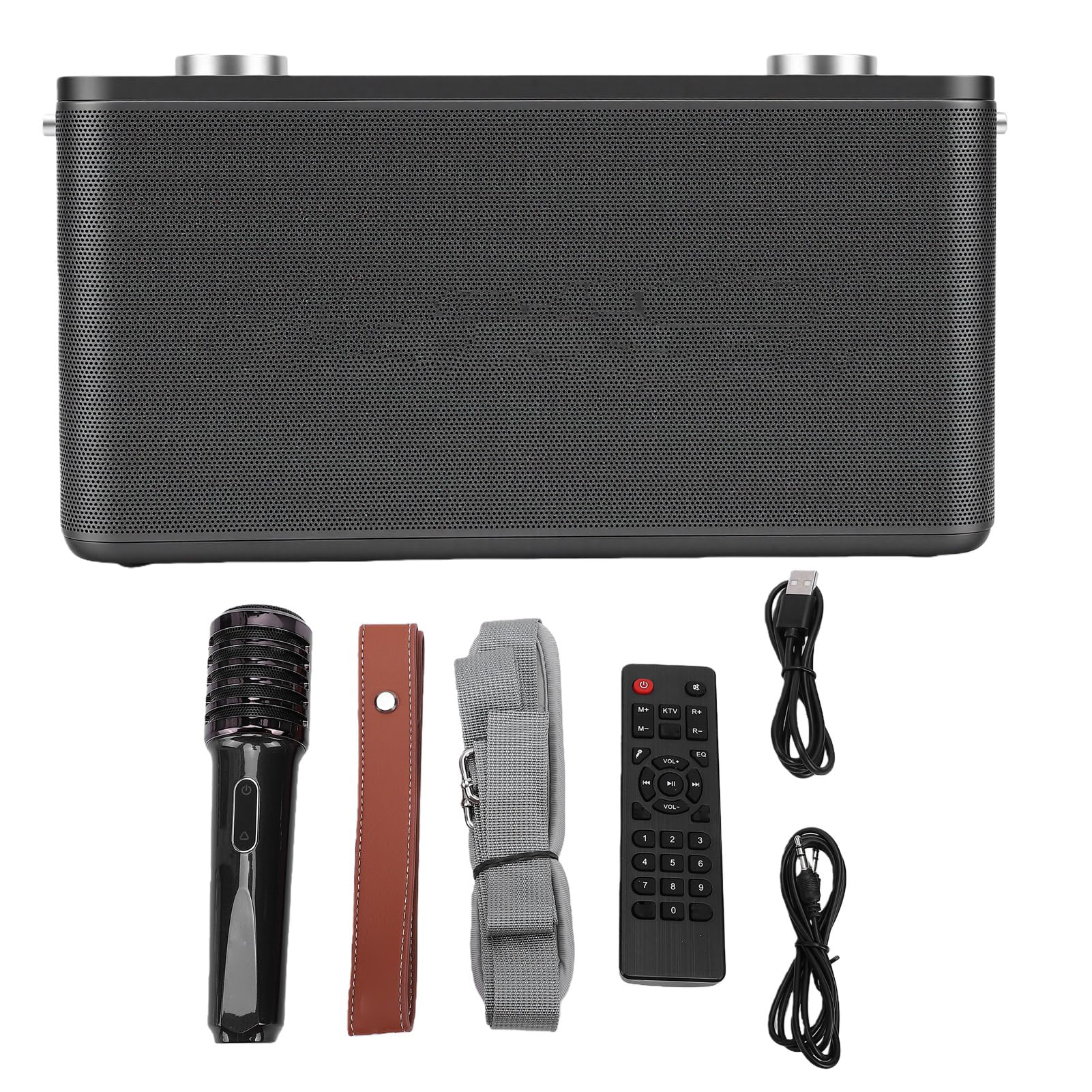 Generic Máquina de Karaoke Compacta con Conectividad Bluetooth y Diseño portátil: Ideal para Sesiones de Karaoke en Casa