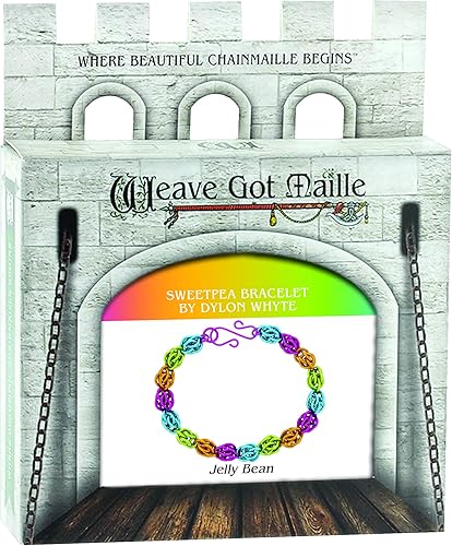 Weave Got Maille Jellybean Sweetpea - Kit de pulsera de cadena