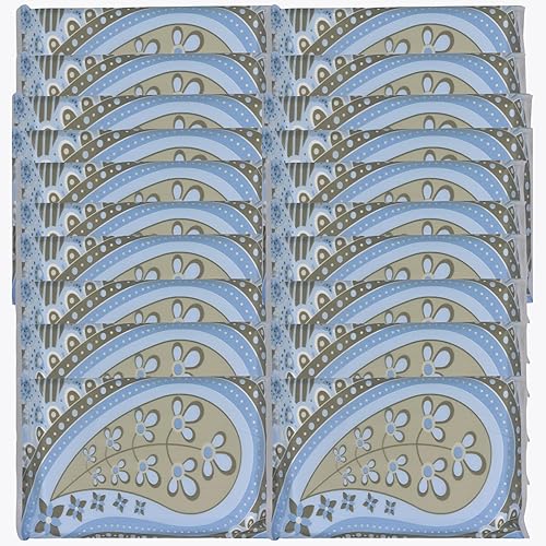 Crabtree Collection Pañuelo de tamaño de viaje, mezcla de pañuelos de bolsillo, paquetes de pañuelos de viaje, pañuelos decorativos para bolso,