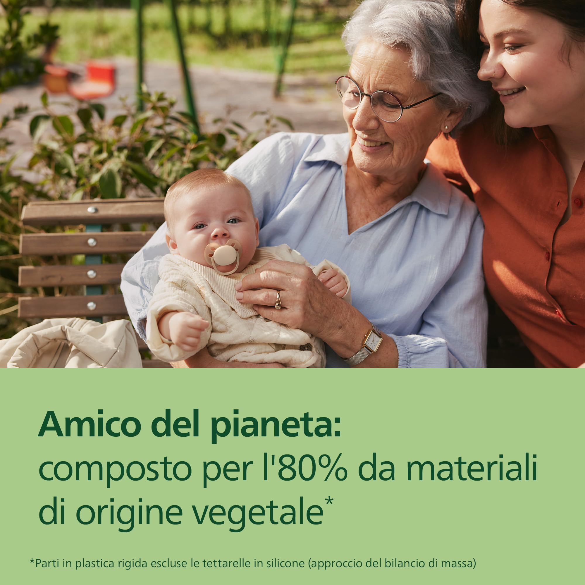 Philips Avent Ultra Soft Ciuccio ortodontico per neonati 0-6 mesi, silicone morbido, senza BPA, confezione da 2