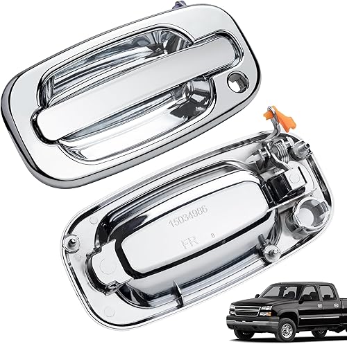 Avsty Manija de puerta para Chevy Silverado Suburban Tahoe Avalanche GMC Sierra 1500 2500 3500 Yukon Cadillac Escalade 1999 2000 2001 2002 2003 2004