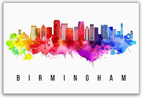 Vista 151 de Póster de Fargo Skyline Dakota del Norte, pintura de paisaje urbano de Dakota del Norte, póster de Fargo Dakota del Norte, impresión de paisaje