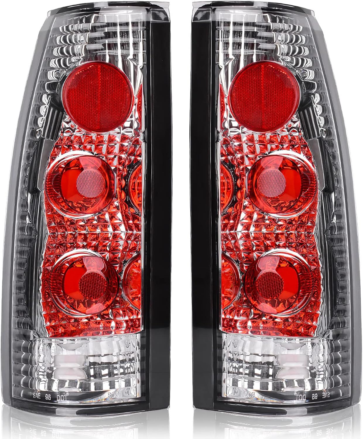 AUTOSAVER88 Tail Lights Taillights Assembly Compatible with 19881998