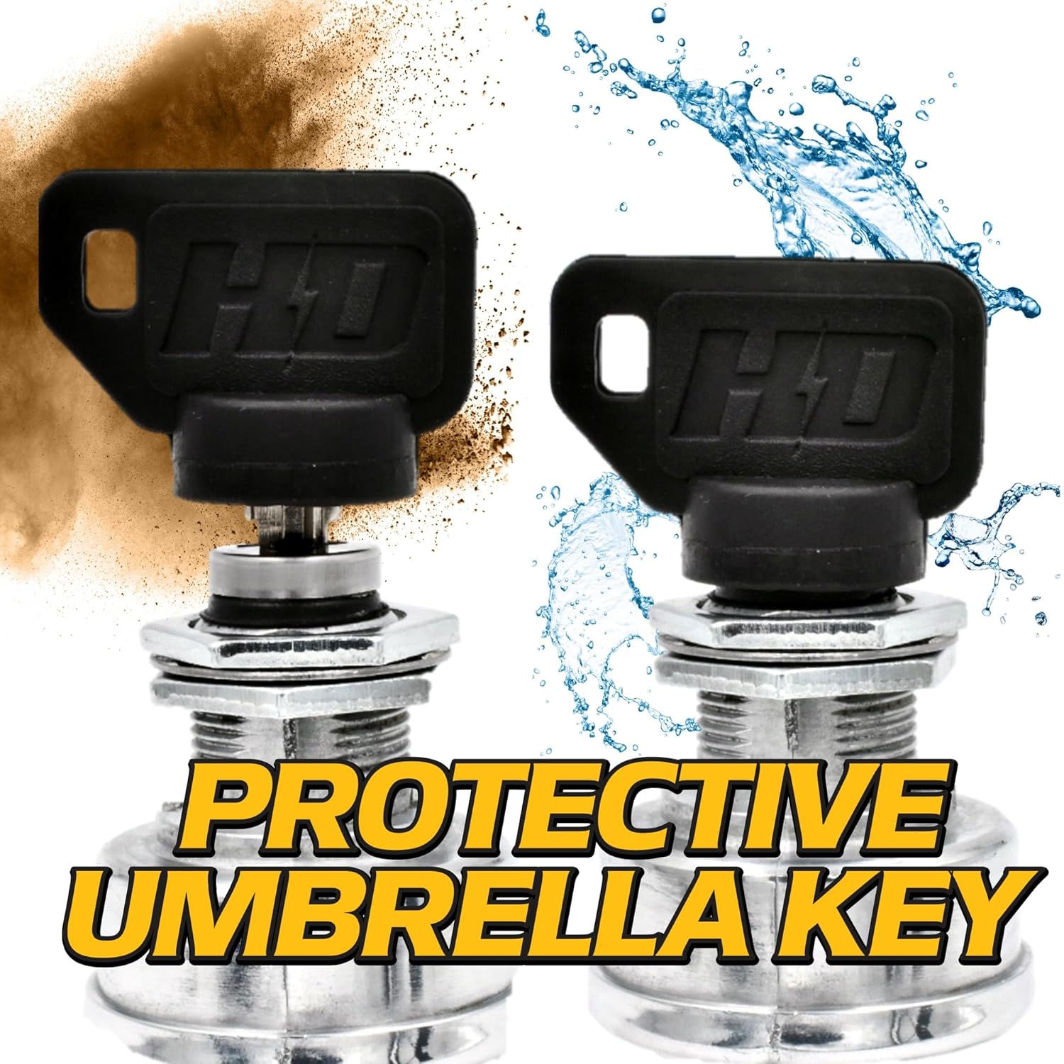HD Switch Starter Ignition Switch w/Ultimate Protection Umbrella Key fits Gravely Pro-Turn Z ZX, Pro-Turn 500 & 600 Series 552 560 572 652 660 672, Pro-Stance & Z-Stance w/ 3 Keys & Free Carabiner