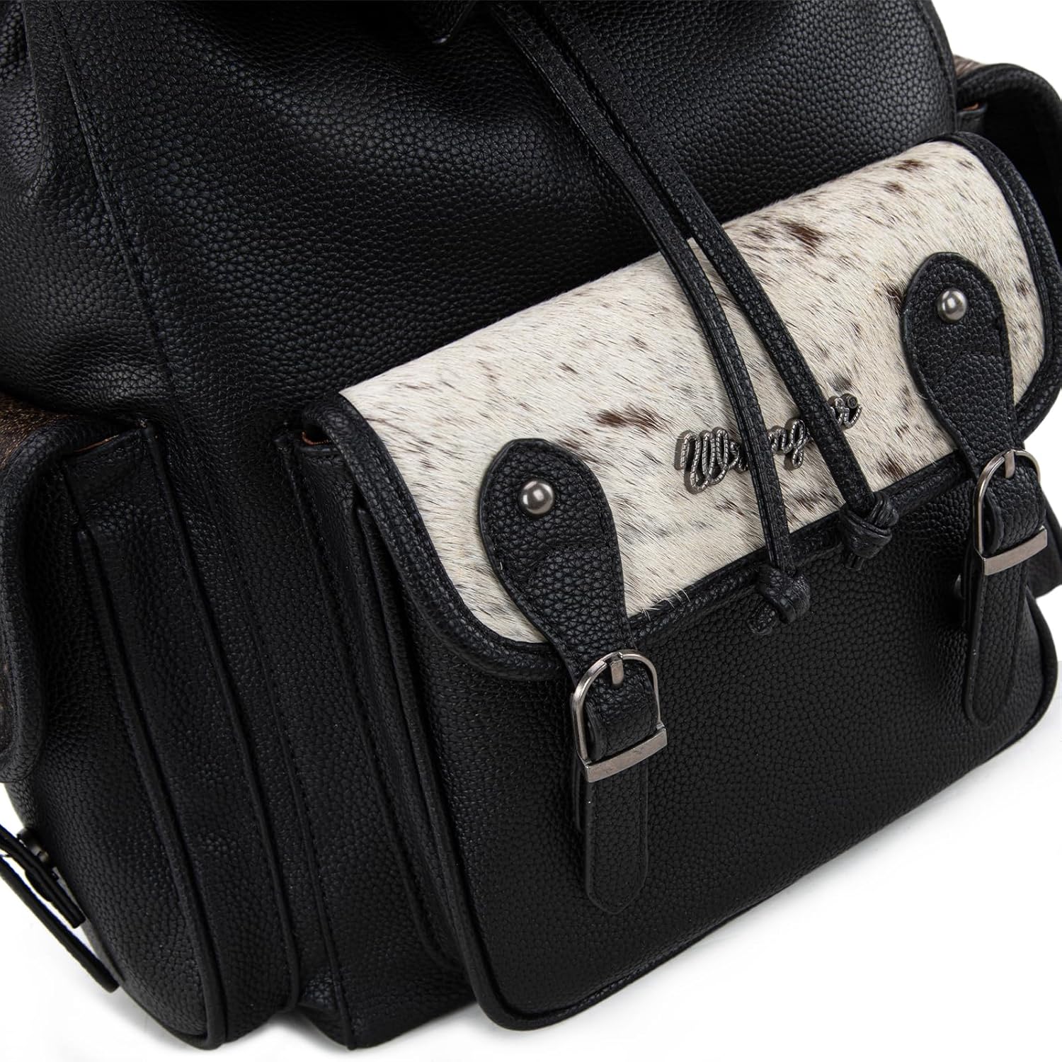 Montana West Wrangler Backpack Purse for Women Hair-on Cowhide Backpacks Western Travel Bags - Image 7