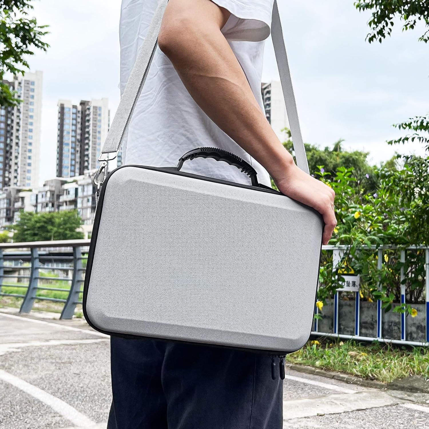 FPVtosky Sac pour DJI Mini 4 Pro, Étui de Voyage Portable, Sac de Transport Compact avec Sangle pour DJI Mini4 Pro Fly More Combo - Drone Valise Mini 4Pro RC 2 Rangement Accessoires