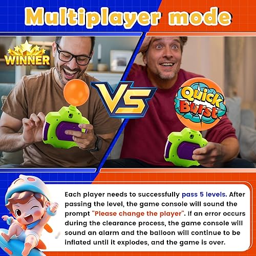 Miniatura 4 de Juego de burbujas para apretar rápido con globo para niños y adultos  Máquina de juego de rompecabezas de mano  Juguete sensorial de burbujas de