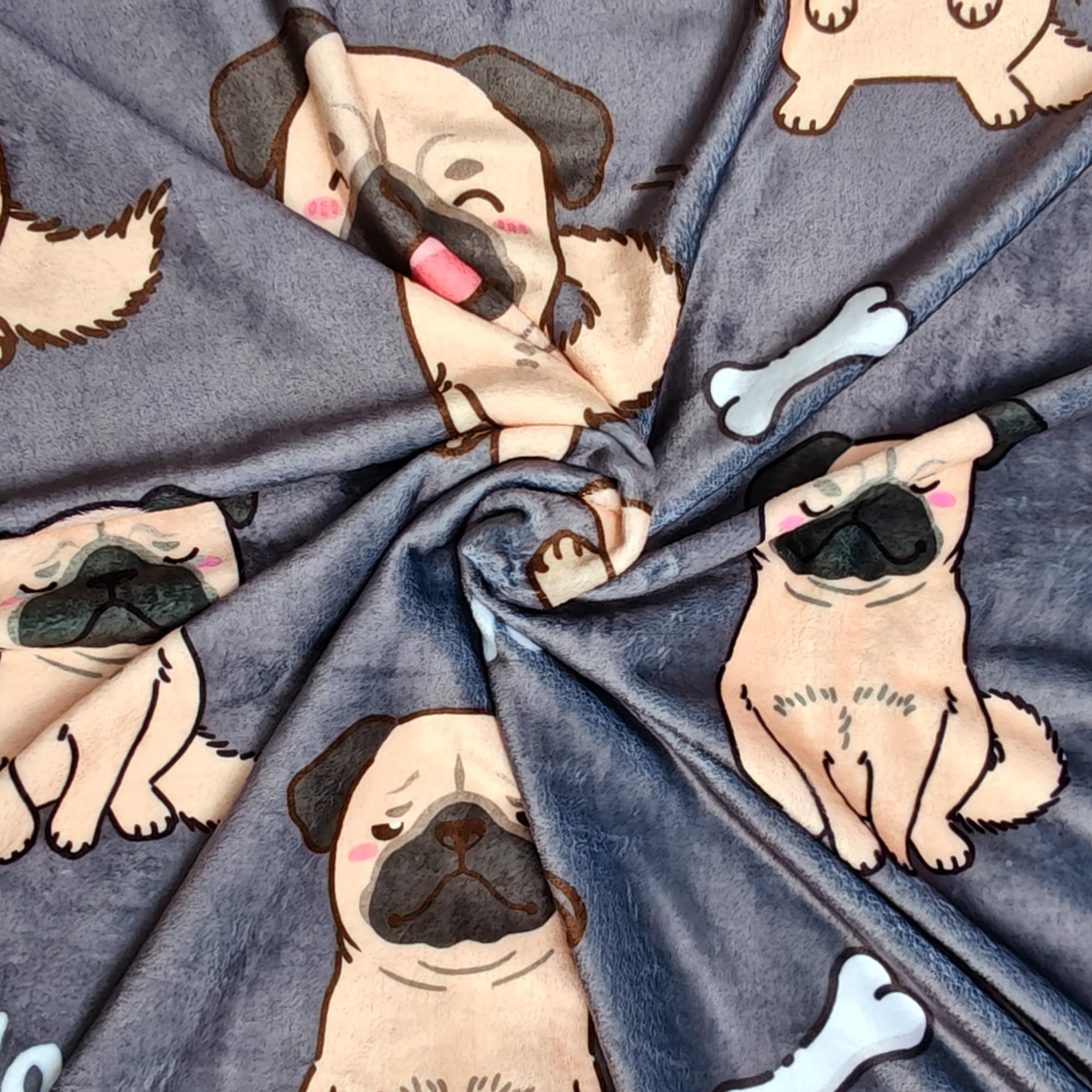 pug blanket amazon