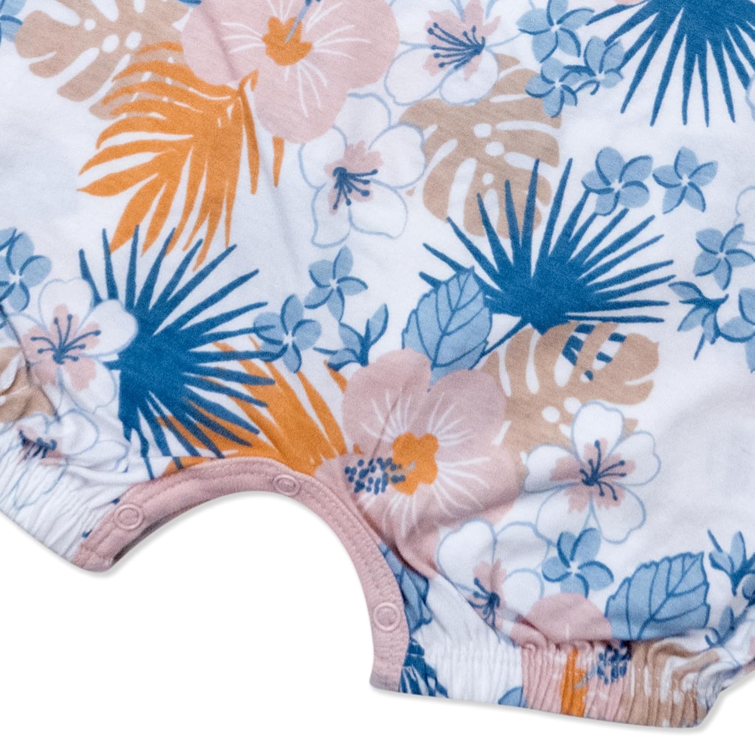 HonestBaby Romper and Ruffle Bodysuit Dress 100% Organic Cotton for Infant Baby and Toddler Girls - Image 6