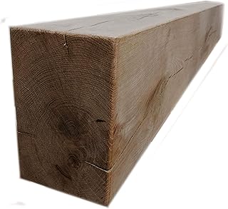 CT Oak Beam Fireplace Mantel/Mantelpiece - Size: 6'' x 4'', Length: 5 foot, Planed & Sanded - Contemporary