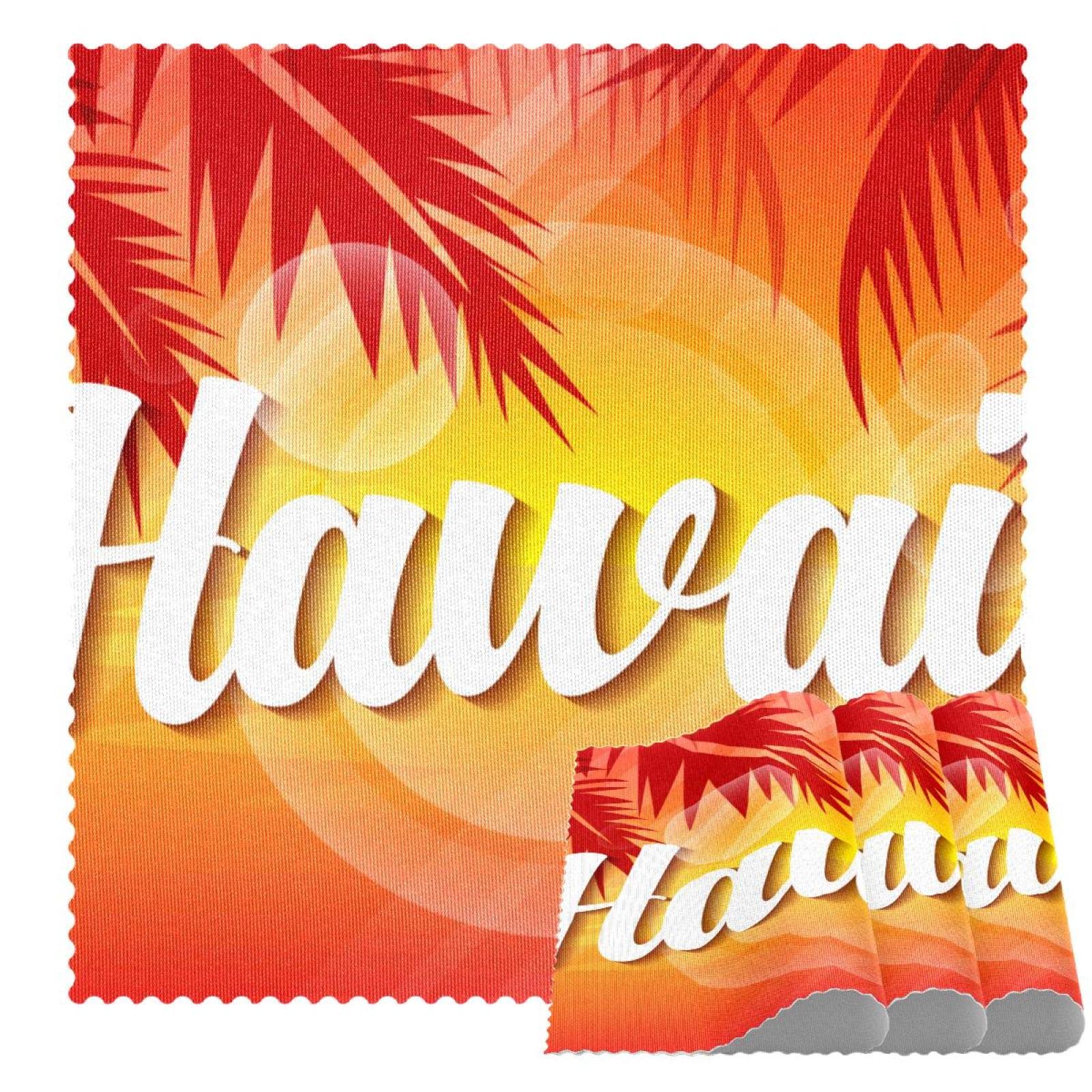 Sets de table Hawaii Sunset antidérapants pour table de cuisine