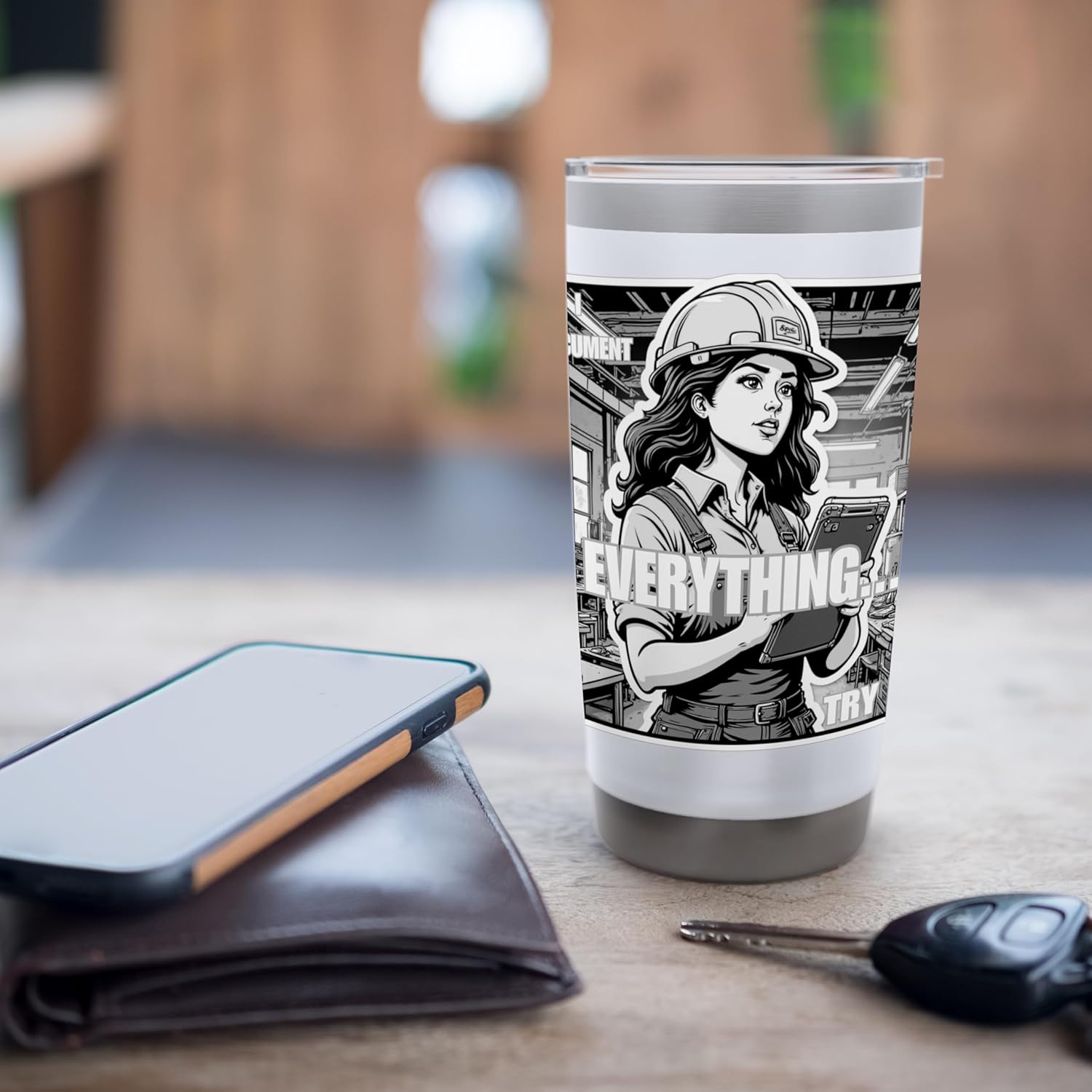 I Document Everything Try Me Stainless Steel Insulated Tumbler