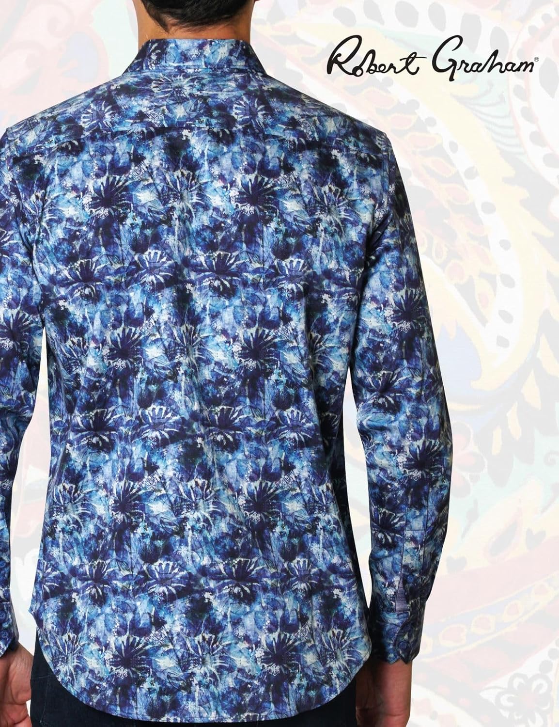 Robert Graham Men’s Flemming Long-Sleeve Button-Down Shirt - Image 3