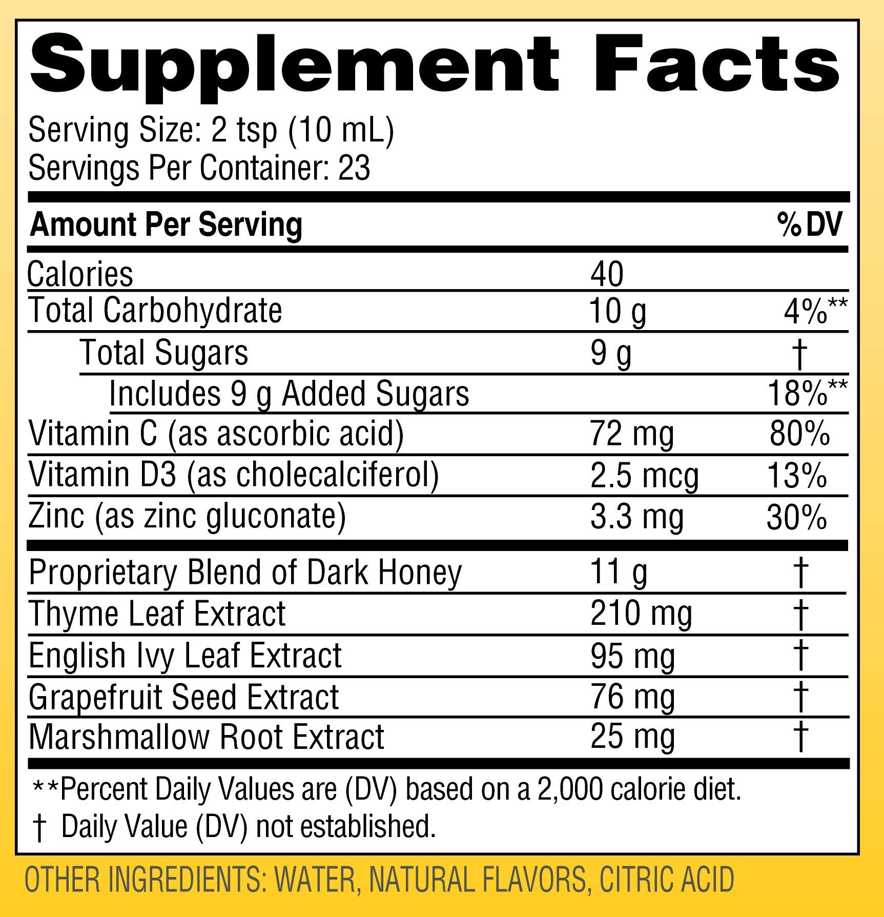 Zarbee's Naturals Cough Syrup* + Mucus, Natural Honey Lemon Flavor, 8