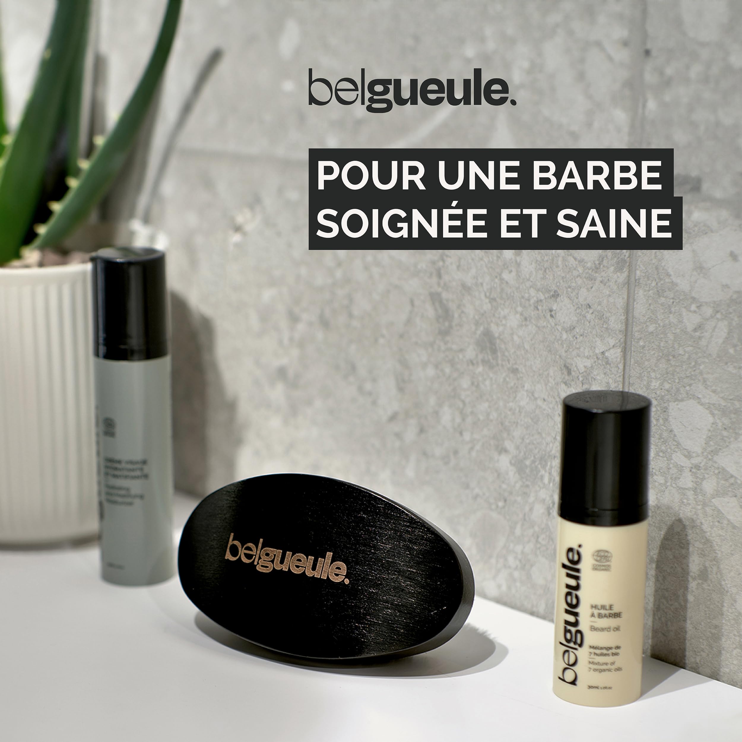 BELGUEULE Belgueule Beard Brush Large Size Man-Care, Beard Care and Stimulates Growth - Image 4