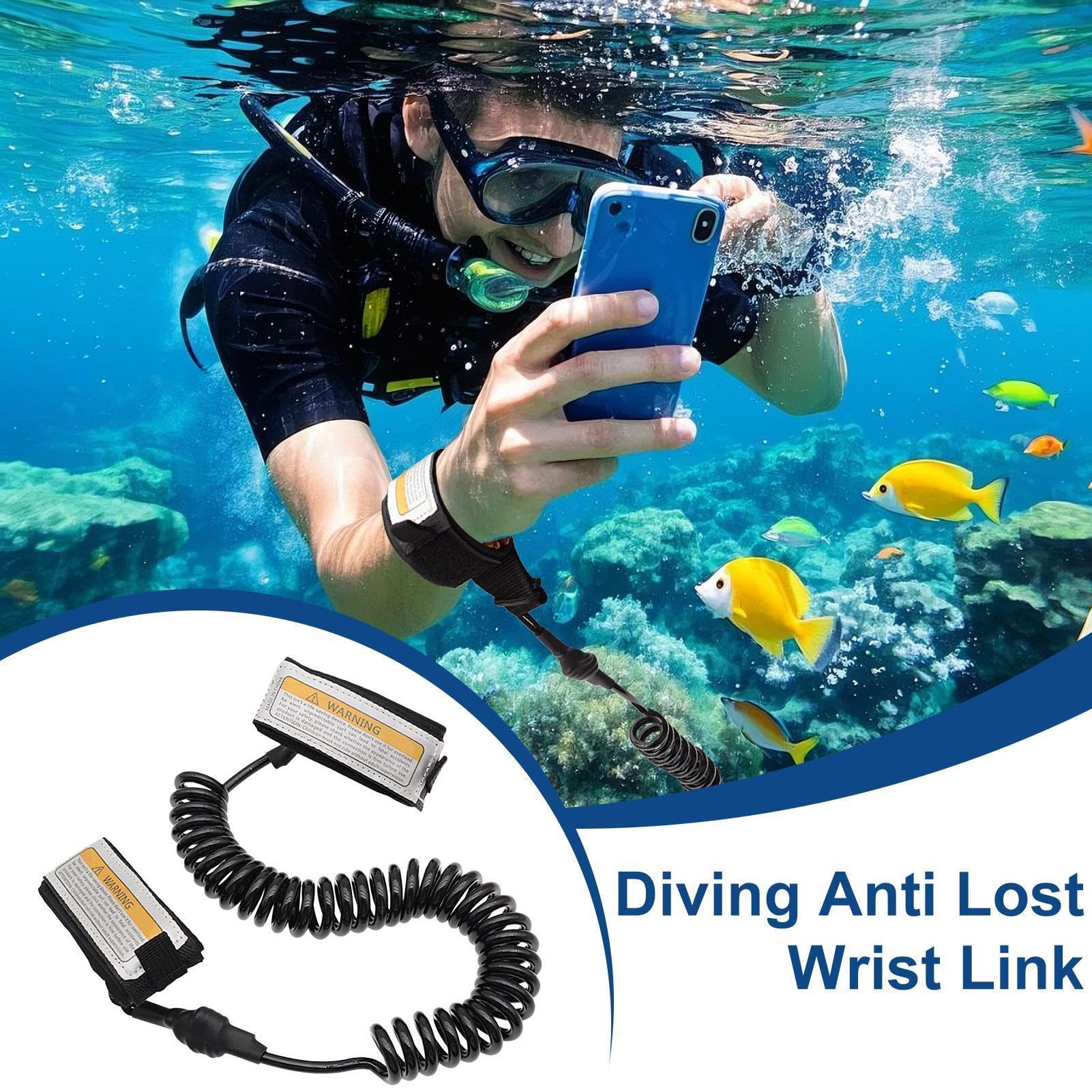 Wasserdichtes & Auslaufsicheres Handgelenkband – Hohe Elastizität, Angenehm zu Tragen, Ideal für Wassersport, Anfänger und Experten