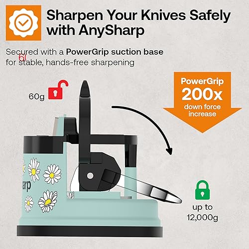 Vista 24 de Afilador de cuchillos AnySharp, Azul