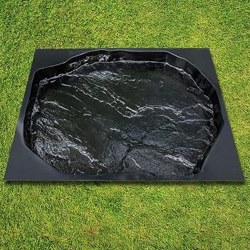 DIY Stepping Stone Concrete Mold Big Durable Flagstone Mold for Garden Pathway, Patio, Walkway Cement Pavement Mould for Outdoor Decor