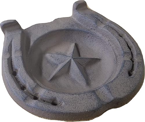 Tamaño grande de Clydesdale de los cigarrillos de los cigarros del cenicero de la herradura del arrabio