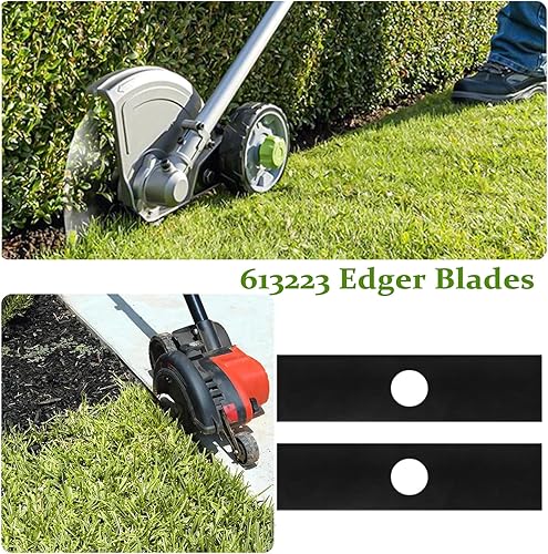 Miniatura 4 de Ketofa Paquete de 5 cuchillas de bordeadora 613223 compatibles con Ryobi, Echo 720-237-001, Stihl 4133-713-4101, Maruyama 216062, Green Machine