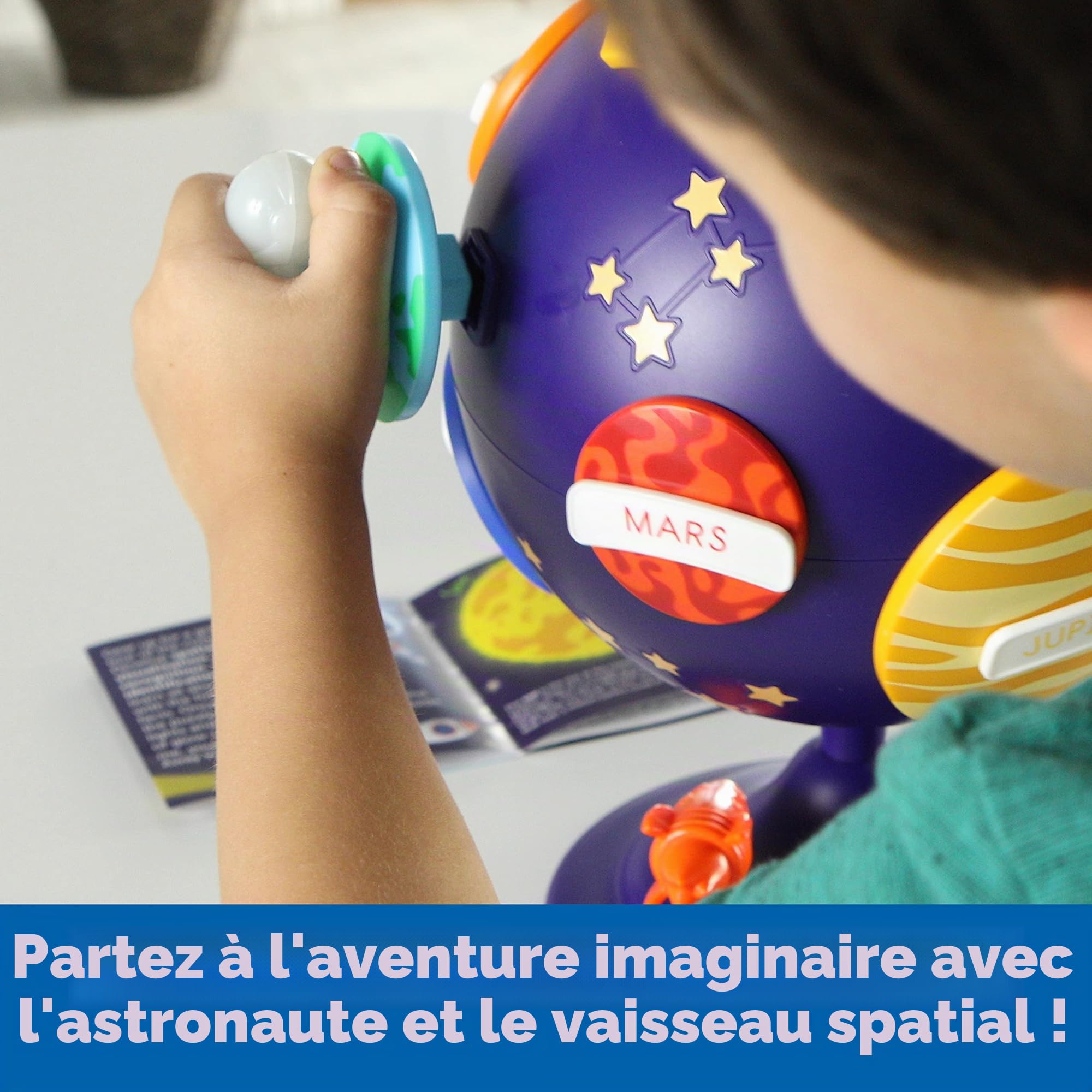 Learning Resources Globe Puzzle du système Solaire, Jouets STEM pour Enfants, décor de l’Espace, Jouet éducatif, 21 pièces, à partir de 3 Ans