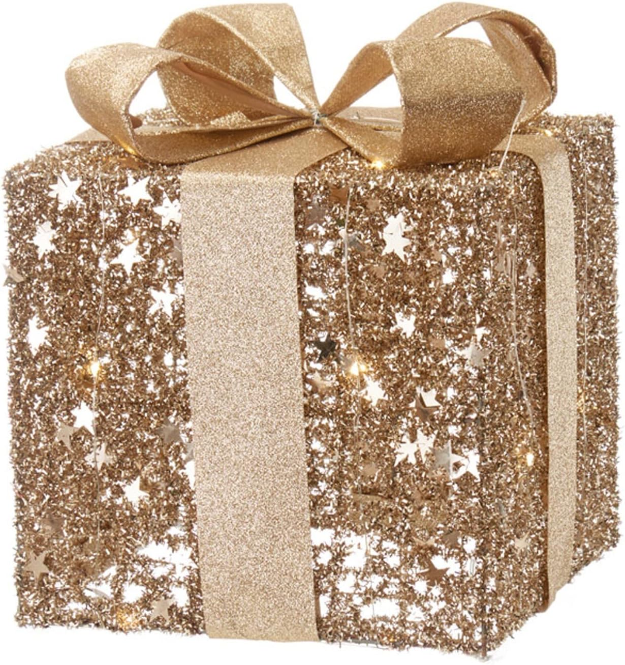 Large Gift Box LED Gifts of the Stars 25X25X30H 1XM732.12