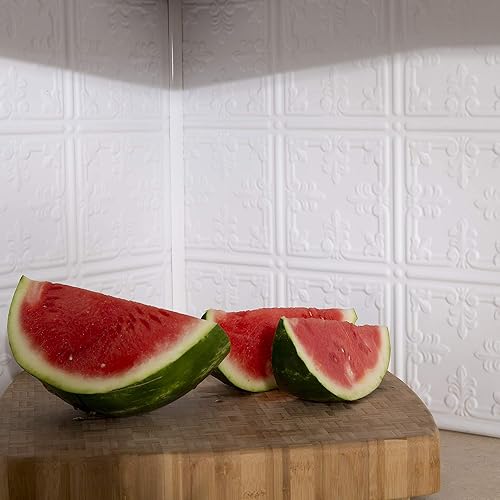 Miniatura 17 de FASÄDE Panel decorativo para salpicaduras de vinilo de estilo tradicional / patrón 10 en bronce antiguo (muestra de 6 x 6 pulgadas)