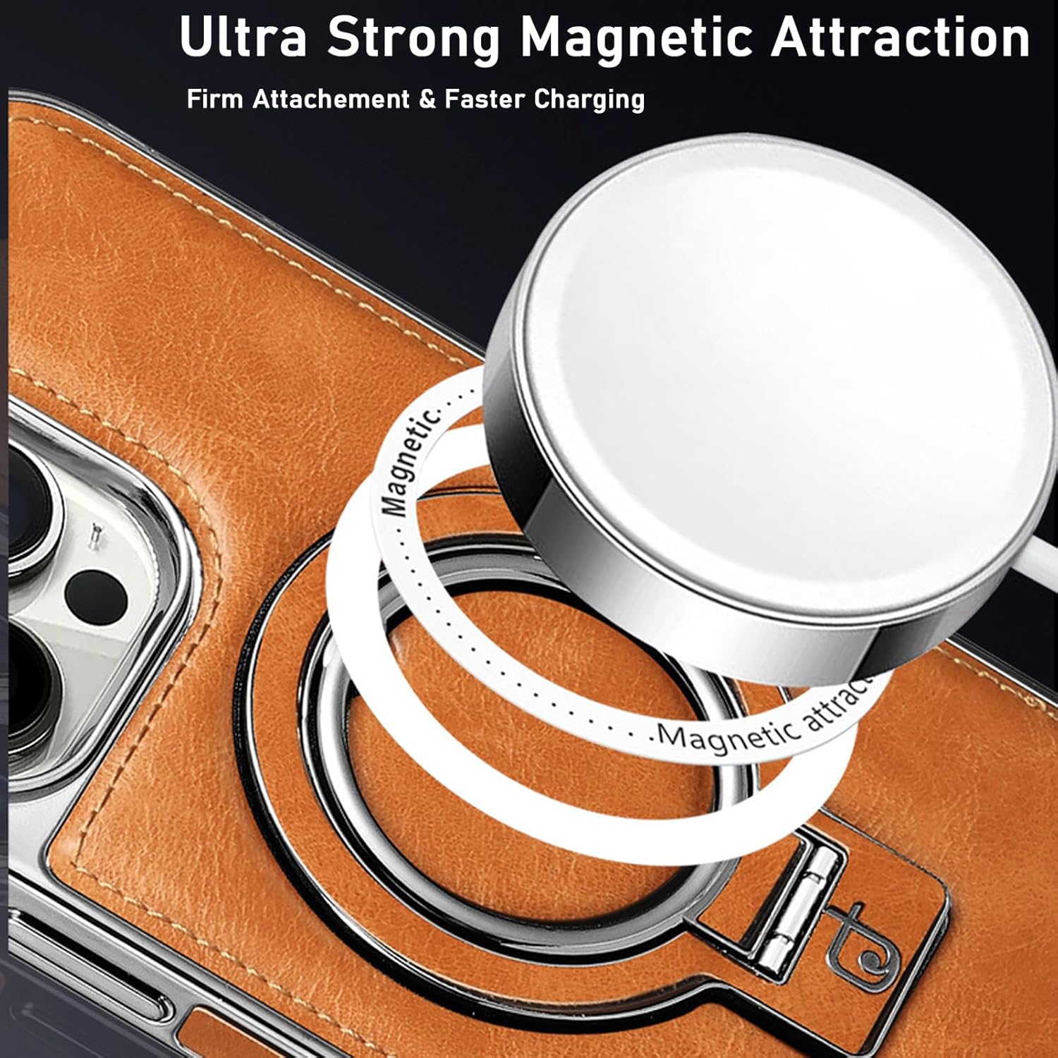 Case for iPhone 14/14 Pro/14 Pro Max, Elegant PU Leather & TPU, Adjustable Stand, Versatile Horizontal/Vertical Modes, Luxurious Feel, Business & Casual Style