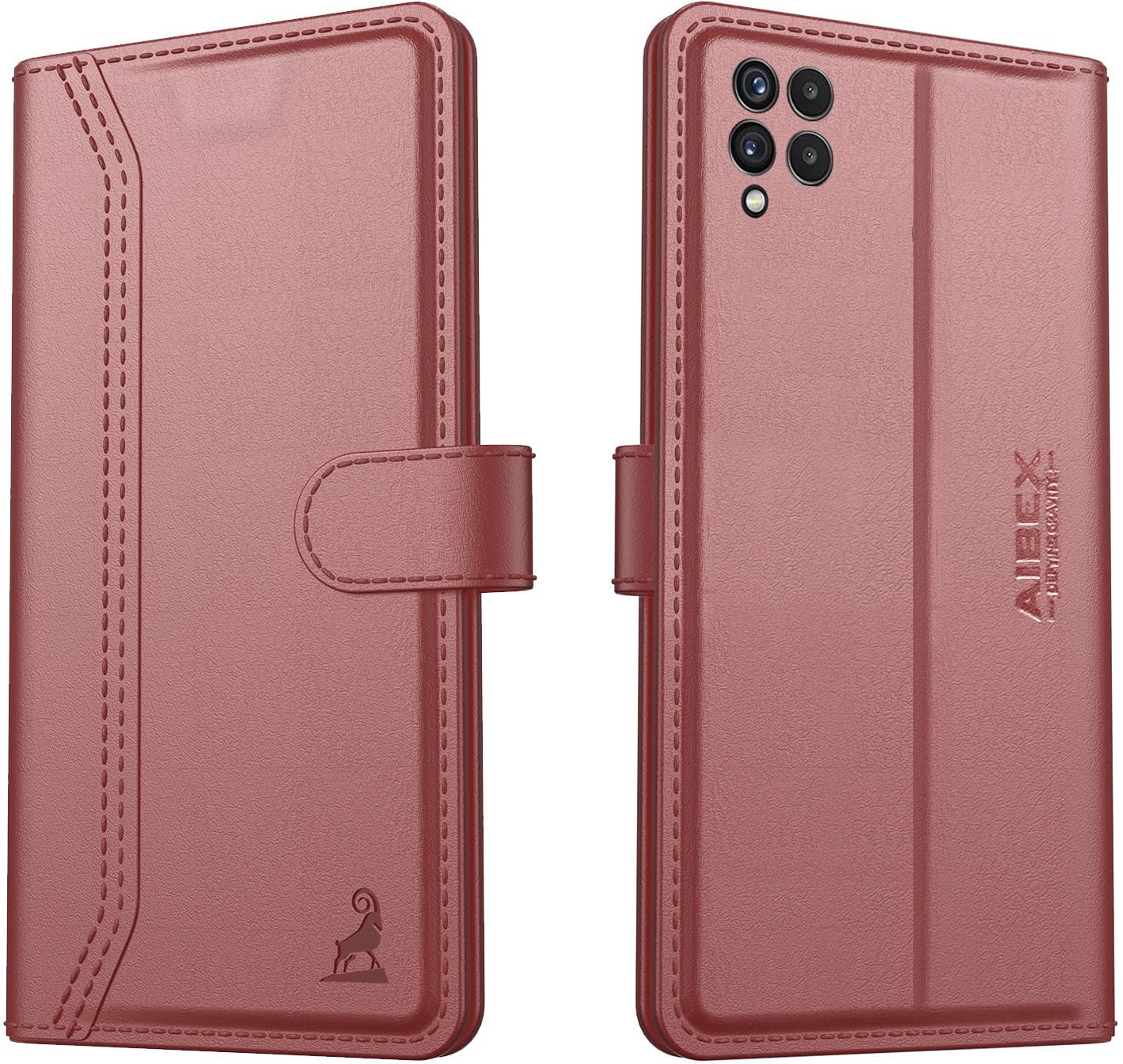 AIBEX ® Samsung Galaxy A12 / Samsung Galaxy M12 / Samsung Galaxy F12 Flip Cover Leather Finish | Inside TPU with Card Pockets | Wallet Stand | Complete Protection Flip Case Brown (B0BYVYMN35) Amazon Price History, Amazon Price Tracker
