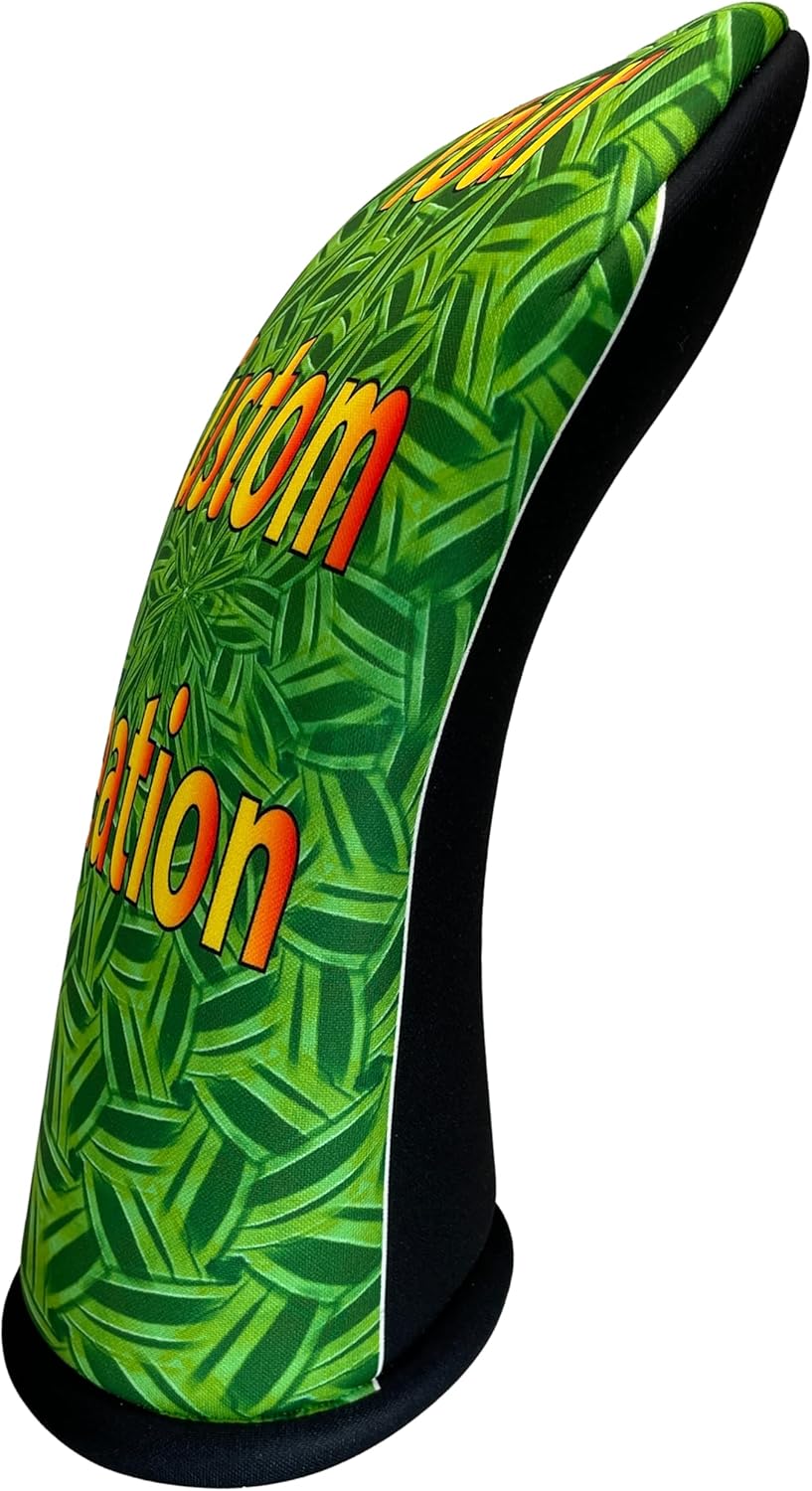 Custom Driver Golf Club Head Cover - Personalized Design with Full-Color Printing - Durable, Stylish, and Protective Accessory for Golf Enthusiasts