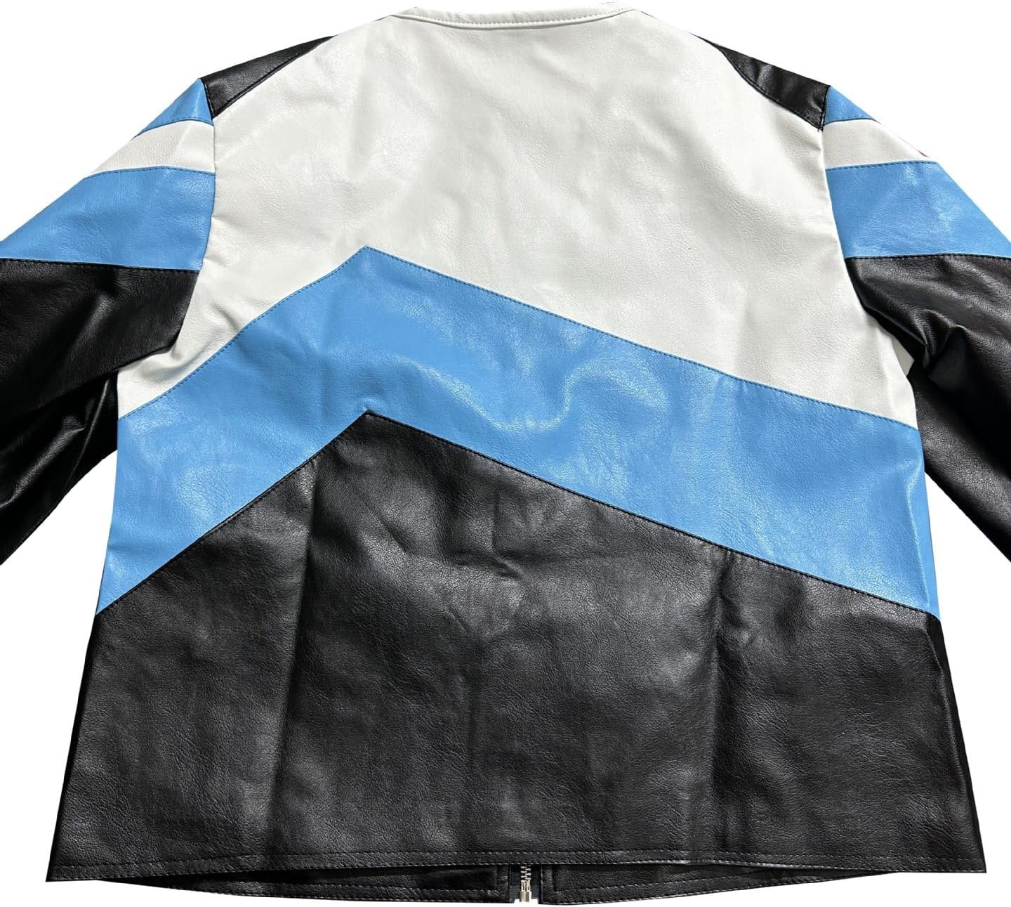 Women Pu Leather Jacket Long Sleeve Motocycle Crop Jacket Faux Leather Outwear Lightweight Women Coats